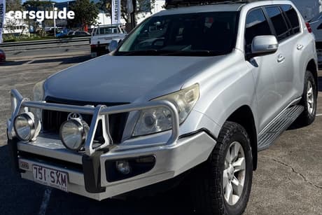 Silver 2013 Toyota Landcruiser Prado Wagon Gxl (4X4)