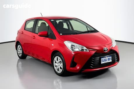 Red 2017 Toyota Yaris Hatchback Ascent