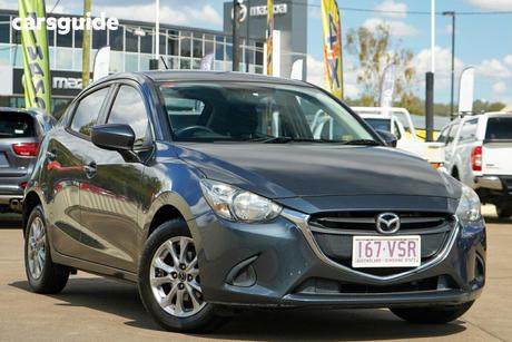 Grey 2015 Mazda 2 Hatchback Maxx