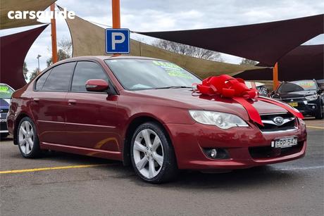 Red 2008 Subaru Liberty Sedan 2.5I