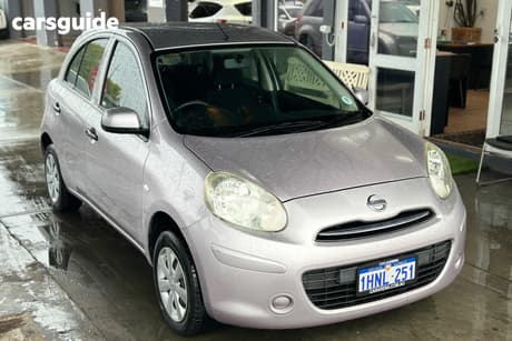 Purple 2012 Nissan Micra Hatchback St