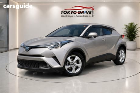 Grey 2018 Toyota C-HR Sedan (HYBRID)
