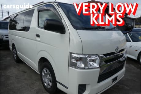 White 2020 Toyota HiAce Van Dx