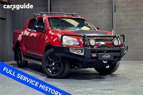 Red 2015 Holden Colorado Crew Cab Pickup Z71 (4X4)