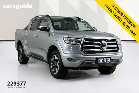 Silver 2023 GWM UTE Dual Cab Utility Cannon-L (4X4)