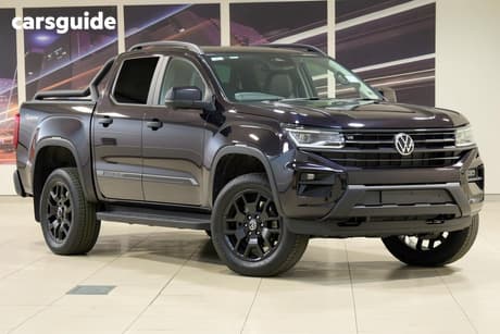 Black 2026 Volkswagen Amarok Dual Cab Utility Panamericana Tdi600 4Motion