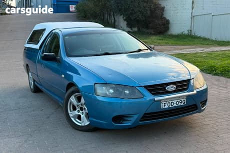 Blue 2007 Ford Falcon Utility Xls