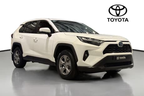 White 2022 Toyota RAV4 Wagon Gx (Awd) Hybrid