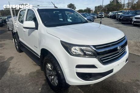 White 2018 Holden Colorado Crew Cab Chassis Ls (4X2)