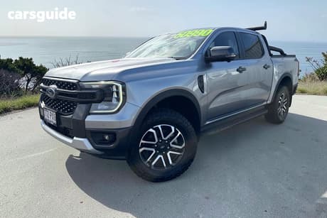 Silver 2023 Ford Ranger Double Cab Pick Up Sport 2.0 (4X4)