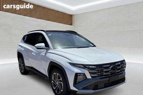 Silver 2026 Hyundai Tucson Wagon Premium Hybrid (Awd)