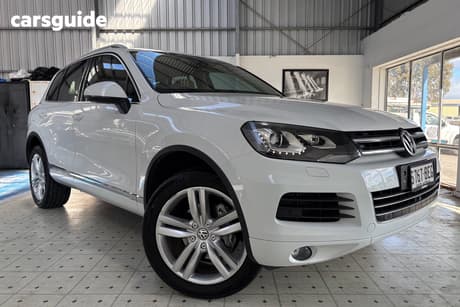 White 2014 Volkswagen Touareg Wagon V6 Tdi