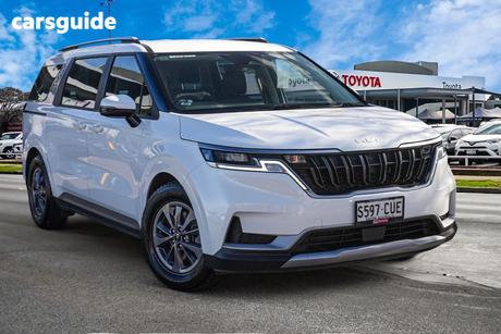 White 2022 Kia Carnival Wagon S