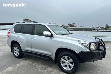 Silver 2014 Toyota Landcruiser Prado Wagon Gxl (4X4)