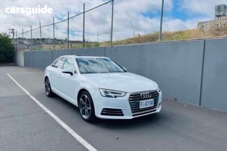 White 2016 Audi A4 Sedan 1.4 Tfsi S Tronic Sport