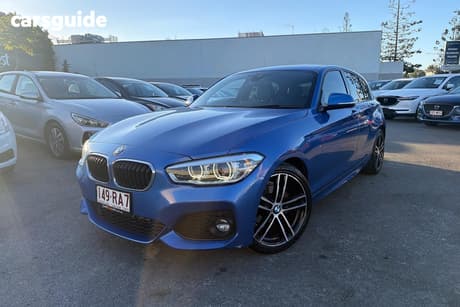 Blue 2018 BMW 118I Hatchback Sport Line