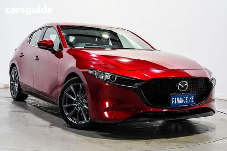 Red 2021 Mazda 3 Hatchback G25 Gt