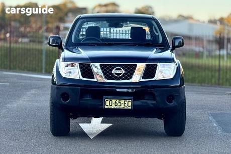 Black 2014 Nissan Navara Dual Cab Chassis Rx (4X4)