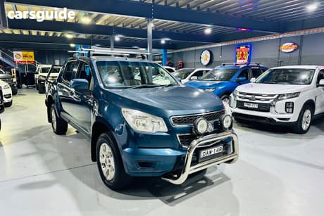 Blue 2015 Holden Colorado Crew Cab Pickup Ls (4X4)
