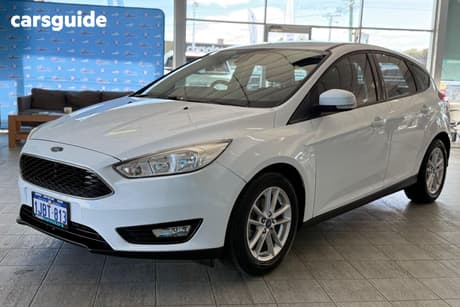 White 2017 Ford Focus Hatchback Trend