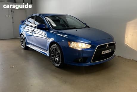 Blue 2013 Mitsubishi Lancer Sedan Vr-X