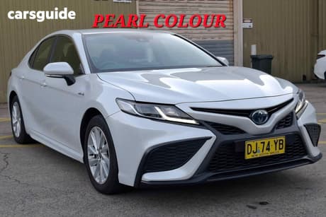 White 2023 Toyota Camry Sedan Ascent Sport Hybrid