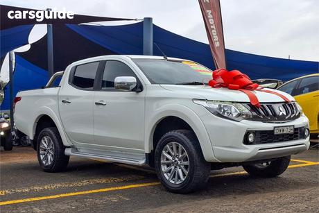 White 2018 Mitsubishi Triton Dual Cab Utility Glx (4X4)
