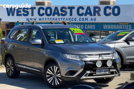 Grey 2019 Mitsubishi Outlander Wagon Es 7 Seat (Awd)