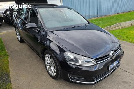 Black 2013 Volkswagen Golf Hatchback 103 Tsi Highline