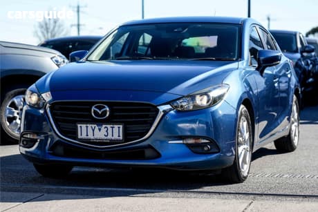 Blue 2017 Mazda 3 Hatchback Maxx