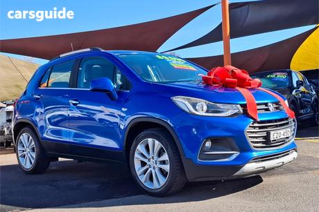 Blue 2017 Holden Trax Wagon Lt
