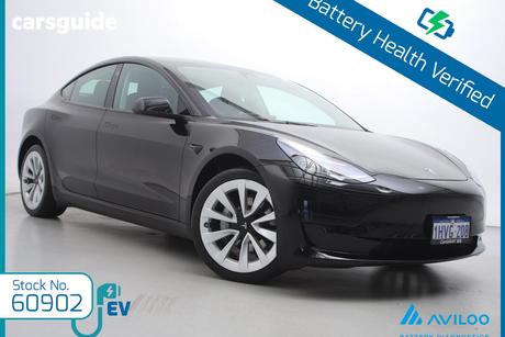 Black 2023 Tesla Model 3 Sedan Rear-Wheel Drive
