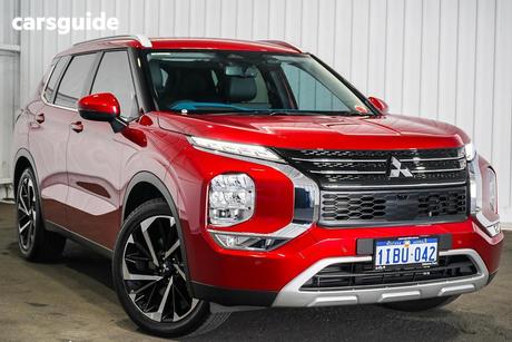 Red 2023 Mitsubishi Outlander Wagon Aspire 7 Seat (2Wd)
