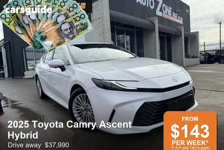 White 2024 Toyota Camry Sedan Ascent Hybrid