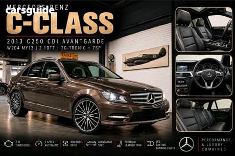 Brown 2013 Mercedes-Benz C250 Sedan Cdi Avantgarde Be