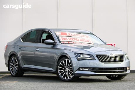 Grey 2016 Skoda Superb Sedan 162 Tsi