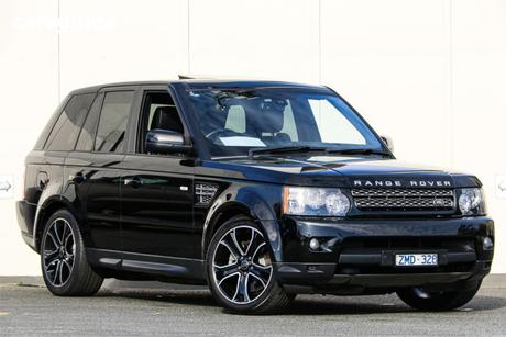 Black 2013 Land Rover Range Rover Sport SUV HSE LUXURY BLACK 4X4