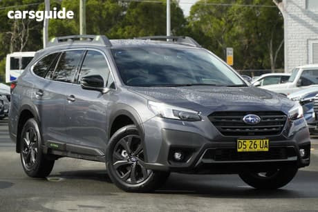 Grey 2021 Subaru Outback Wagon Awd Sport