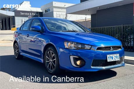 Blue 2017 Mitsubishi Lancer Sedan Es Sport
