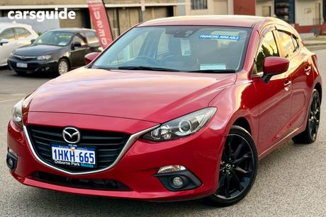Red 2016 Mazda 3 Hatchback Sp25