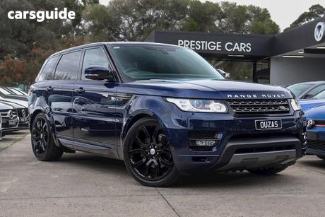Blue 2017 Land Rover Range Rover Sport Wagon 3.0 Tdv6 Se