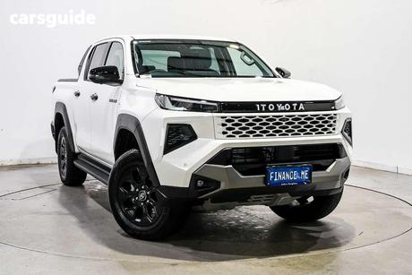 White 2026 Toyota Hilux Double Cab Pick Up Rogue 48V (4X4)