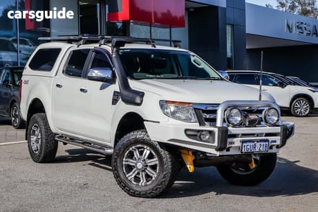 White 2014 Ford Ranger Dual Cab Utility Xlt 3.2 (4X4)