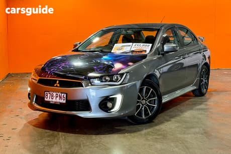 Grey 2017 Mitsubishi Lancer Sedan Es Sport