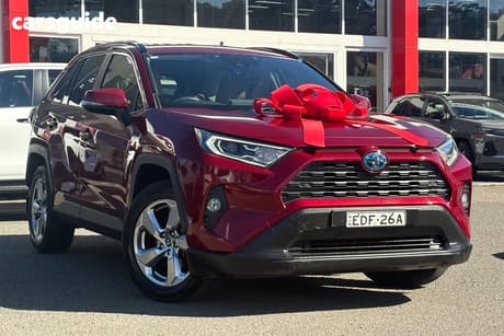 Red 2019 Toyota RAV4 Wagon Gxl 2Wd Hybrid