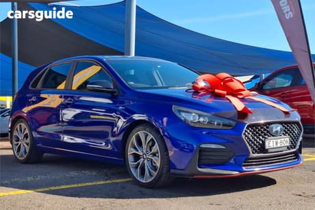 Blue 2019 Hyundai I30 Fastback Fastback N Performance