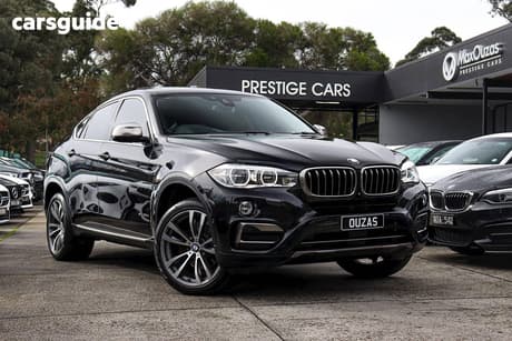 Black 2015 BMW X6 Coupe Xdrive 30D