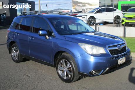 Blue 2014 Subaru Forester Wagon 2.5I Luxury Limited Edition