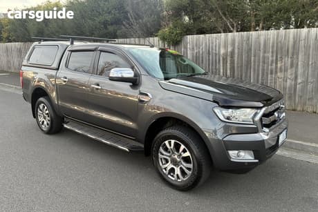 Grey 2017 Ford Ranger Dual Cab Utility Xlt 3.2 (4X4)