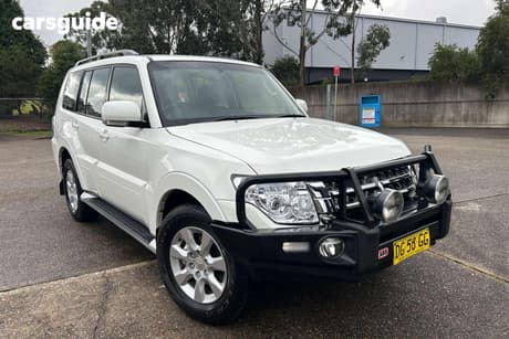 White 2021 Mitsubishi Pajero Wagon Glx (4X4) 7 Seat